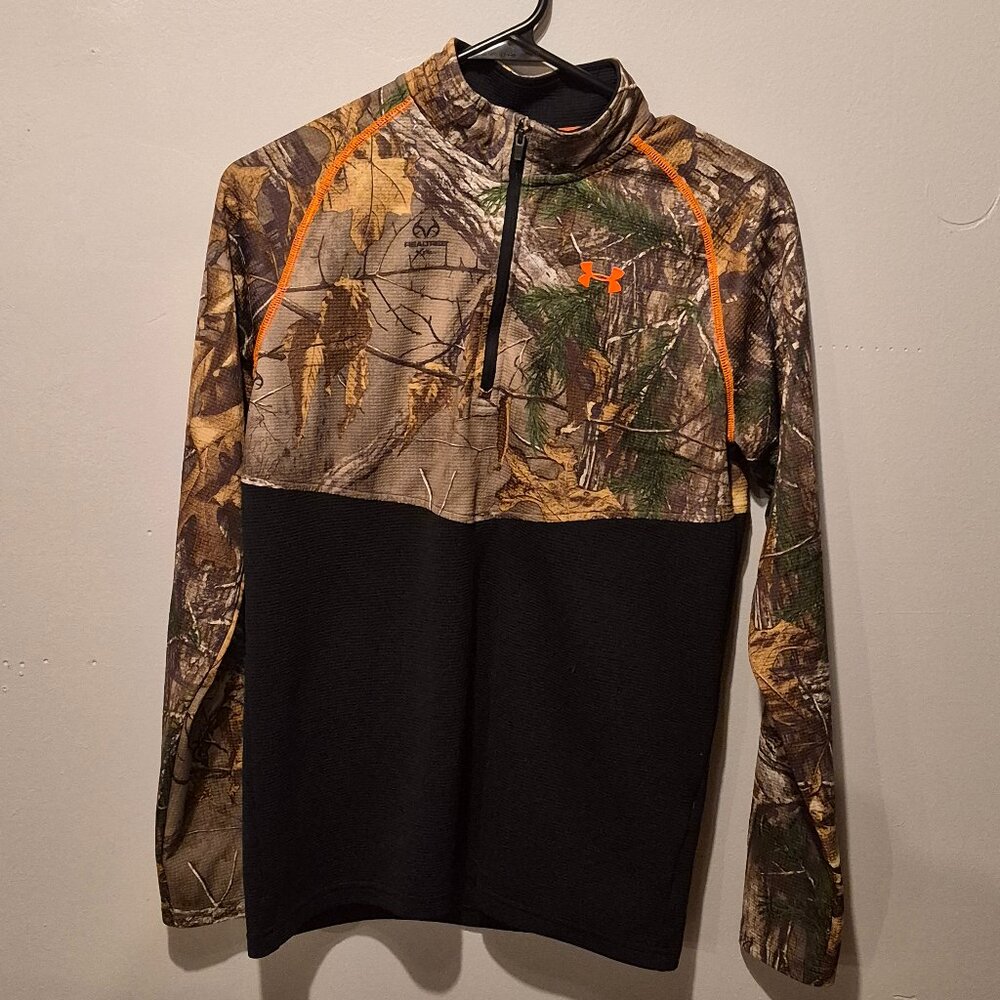 Under Armor Kids Camouflage Lite Front Zip Pullover  YXL